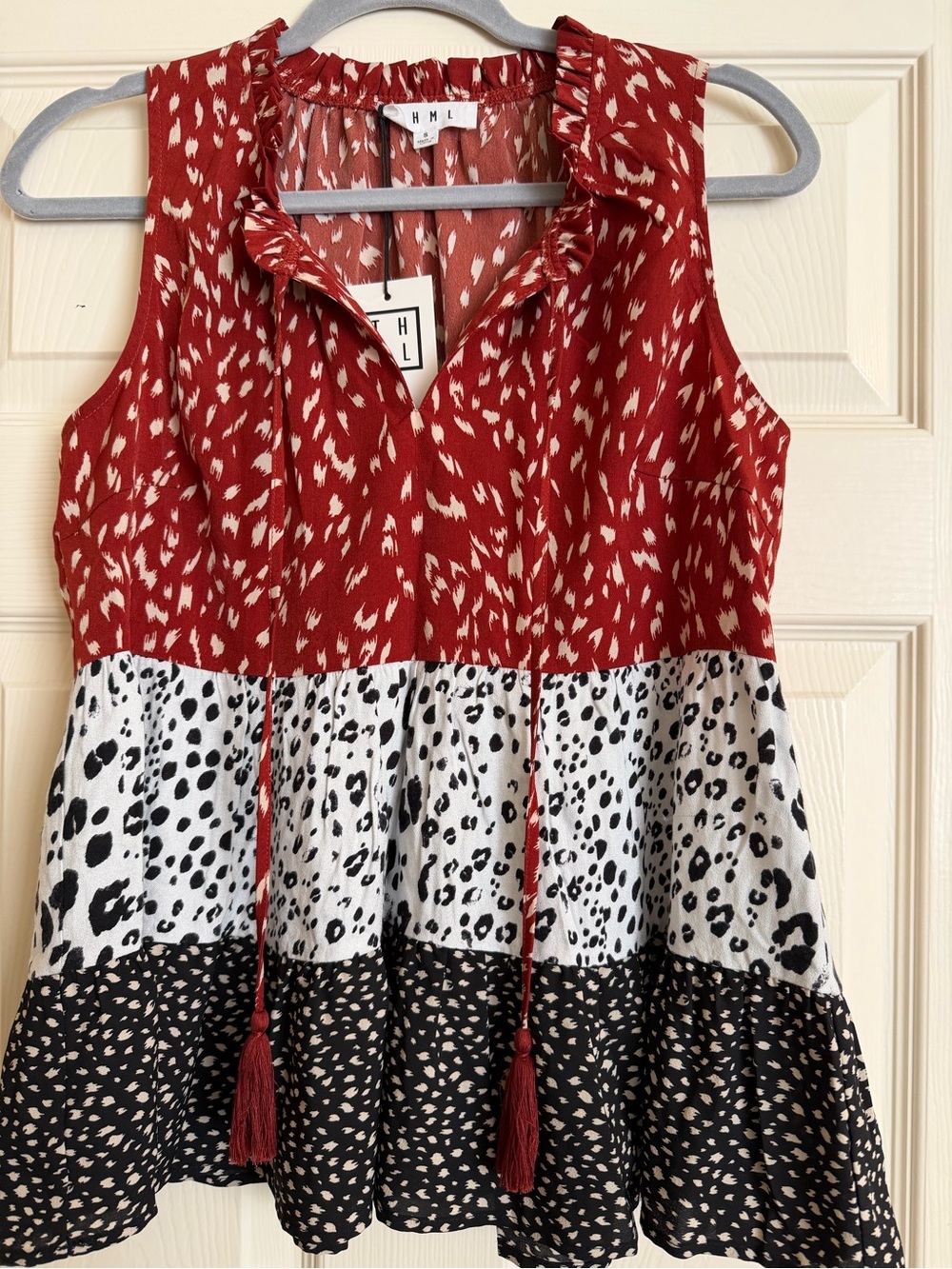 THML Tiered Boho Style Blouse